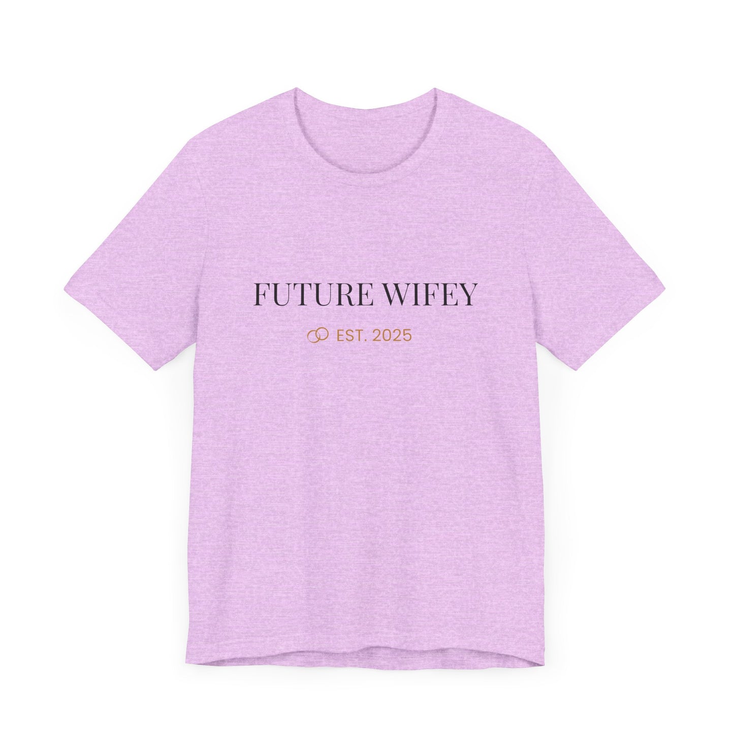 Future Wifey Unisex Short Sleeve Tee, Engagement Gift, Bride-to-Be Shirt, Bachelorette Party Outfit, Wedding Planning Apparel