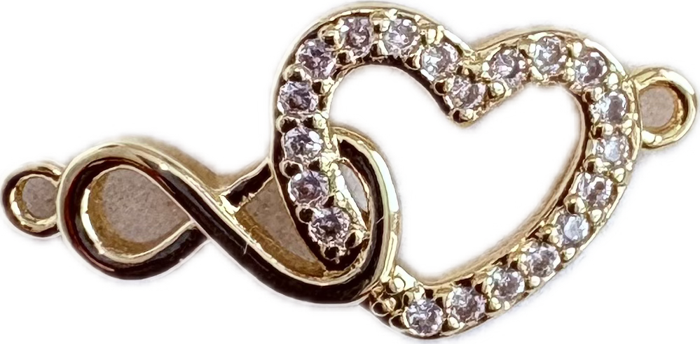 Heart Infinity Charm
