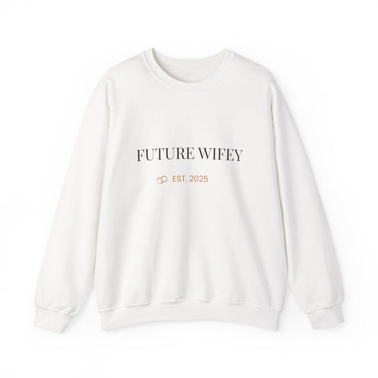 Future Wifey Sweatshirt, Bridal Party Gift, Engagement Gift, Cozy Sweatshirt, Wedding Countdown Apparel, Future Mrs Sweater