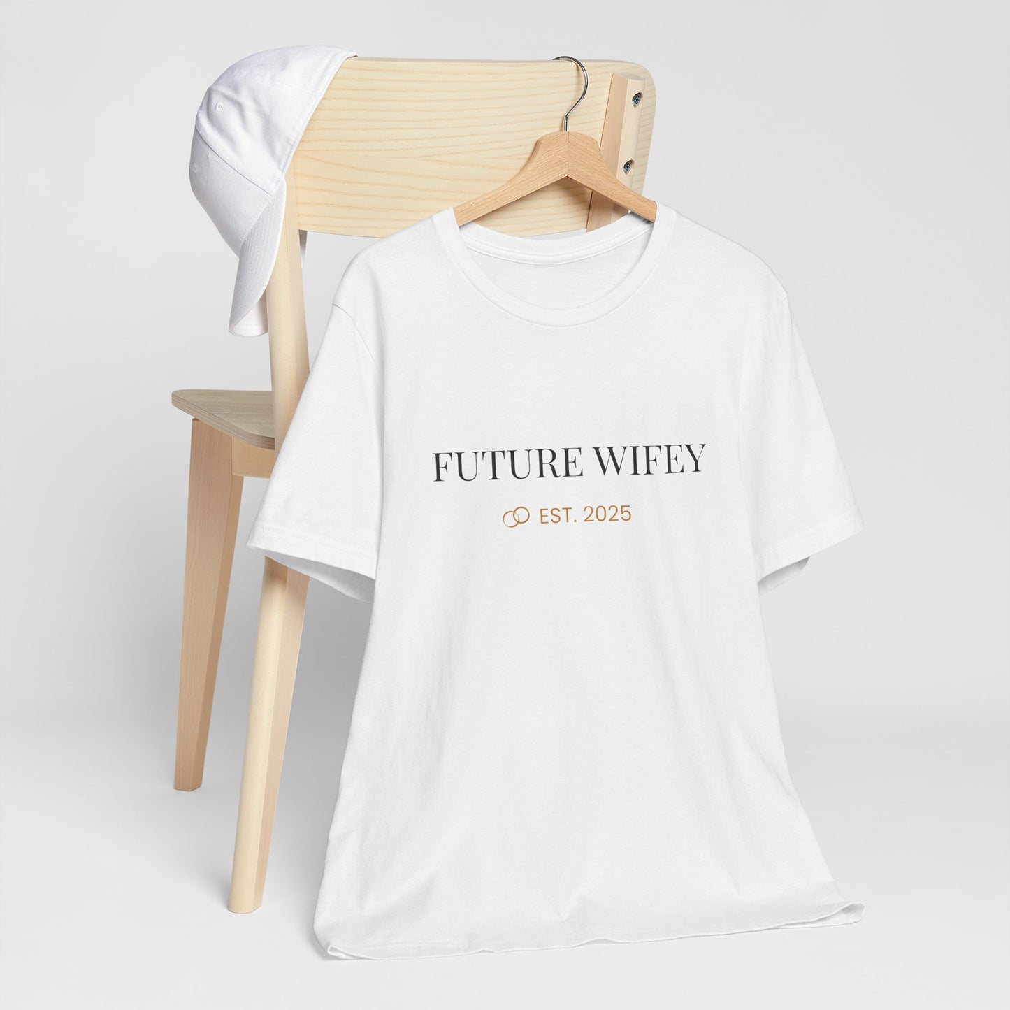Future Wifey Unisex Short Sleeve Tee, Engagement Gift, Bride-to-Be Shirt, Bachelorette Party Outfit, Wedding Planning Apparel