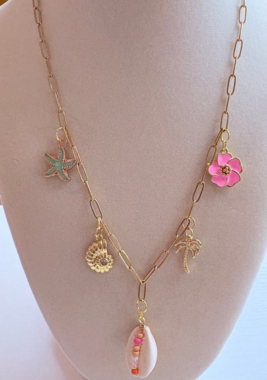 Wildest Dreams Charm Necklace 18"