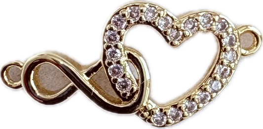 Heart Infinity Charm